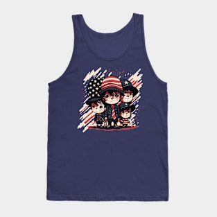 Patriotic American Family Tank Top